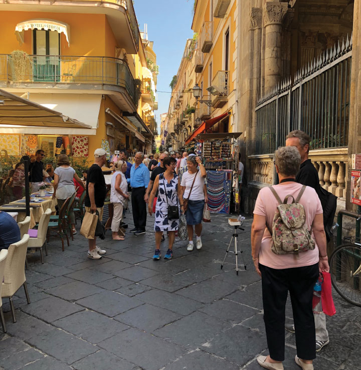 Amalfi Street Scene