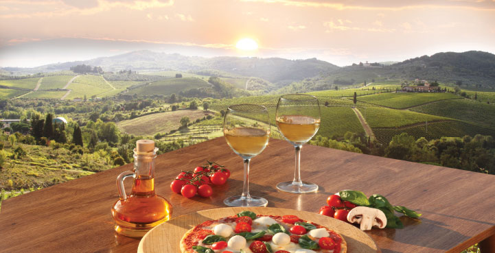 Italian Dinner With A View Italian Dinner With A View